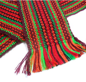 Ceinture tissée à la main, ceinture ethnique rouge et verte, ceinture ukrainienne colorée, ceinture multicolore, ceinture slavie unisexe - Product Image 3