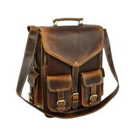 Mochila de Cuero Unisex, Estilo Retro de Lujo, Mochila de Viaje, Bolso Escolar, Piel de Vaca Resistente al Agua, Capacidad de 20-35L