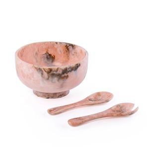 Tazón de Resina Hecho a Mano, Grande, Redondo, Decorativo, para Ensaladas y Aperitivos, para la Mesa del Hogar y la Cocina - Product Image 3