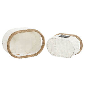 Cesta de almacenamiento decorativa de mimbre Decoración para el hogar Cesta tejida de ratán organizadora - Product Image 5