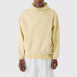 Cotton Blended New Arrival Men Hoodies Basics Premium Quality Casual Wear Breathable Soft Fleece Full Hoodie Pocket Design - Product Image 1