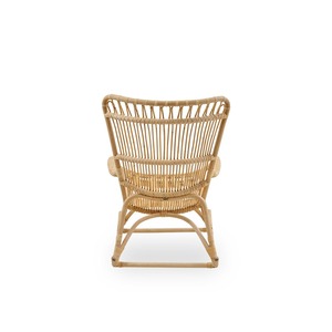 Nuevo sillón mecedor clásico de mimbre y ratán, tejido a mano, ecológico, para el hogar y el interior de villas, de fabricante vietnamita. - Product Image 3