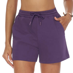Pantalones Cortos Deportivos para Mujer, Ecológicos, Transpirables, de Secado Rápido, con Cordón Ajustable, Cintura Media, Corte Regular, Spandex/Poliéster - Product Image 3