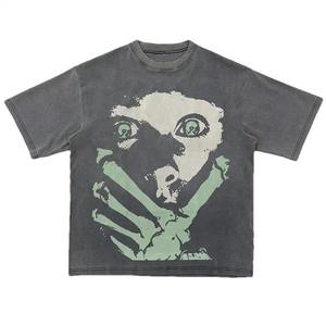 Nouvelle Arrivée T-shirt Boxy Homme Tendance 100% Coton Tricoté Coupe Ample Qualité Supérieure avec Motif Imprimé - Product Image 6