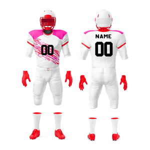 ชุดยูนิฟอร์มอเมริกันฟุตบอลชายคุณภาพสูง ออกแบบตามสั่ง สไตล์ล่าสุด ชุดทีมแบบยูนิเซ็กซ์ พิมพ์ลายด้วยเทคนิคพิเศษสำหรับการใช้งานทางกีฬา - Product Image 4