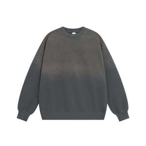 เสื้อสเวตเชิ้ตผู้ชาย ผ้าคอตตอนผสม คอกลม สไตล์สตรีทแวร์ แบรนด์ส่วนตัว ผู้ผลิต OEM แฟชั่นอเมริกา - Product Image 2