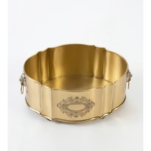 Elegante bandeja de servir que transforma las comidas ordinarias en presentaciones sofisticadas, bellamente elaborada por KHOOSI OVERSEAS. - Product Image 2