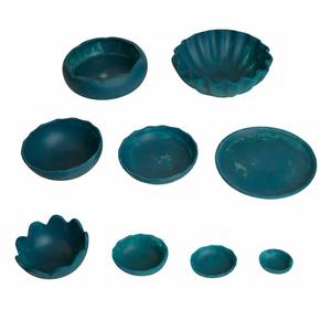 Frutero de Resina Azul Rey Hecho a Mano, Estilo Moderno y Antiguo, con Patrón Sólido, para Servir en el Hogar, Restaurantes y Hoteles - Product Image 3