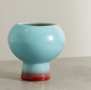 Portavelas de Cerámica con Forma de Pedestal, Pared Gruesa, Resistente al Calor, Acabado Mate Suave, Mecha de Madera, Decoración de Hogar de Lujo Reutilizable - Product Image 3