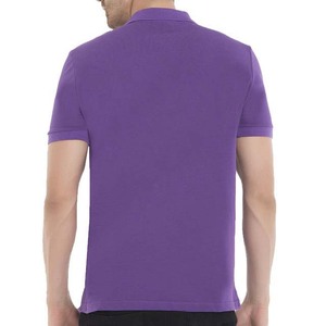 เสื้อโปโลชายแขนสั้นสั่งทำโลโก้ขายส่ง ระบายอากาศ แห้งเร็ว ผ้าฝ้ายลำลอง เสื้อยืดกอล์ฟ คอปก โรงงาน OEM - Product Image 4