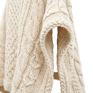 <b>Women's</b> Winter Chunky Knit Poncho Cozy Casual Oversized Knit <b>Cape</b> OEM ODM Wholesale Factory Custom Logo Low MOQ - Product Image 2
