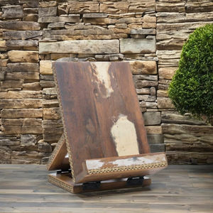 Soporte de madera para teléfono, soporte de escritorio de madera para teléfono, soporte portátil de madera para teléfono de oficina, soporte de madera para iPad, soporte de lectura para libros en la cama - Product Image 3