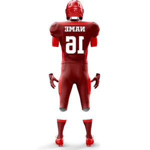 Fully Digital Printed Personalized V <b>Neck</b> Compression Jersey with Short <b>Padded</b> Pant Soccer Uniform American Football Uniform Kit - Product Image 2