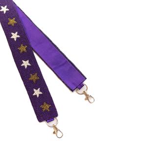 Correa de bolso moderna con cuentas de semillas para bolsos de moda, correa de bolso bordada con cuentas, hecha a mano por artesanos. - Product Image 2