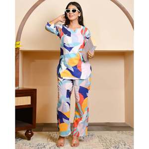 Conjunto de Corduroy Casual para Mujer, Talla XS, Multicolor, Manga Larga, para Uso Diario - Product Image 2