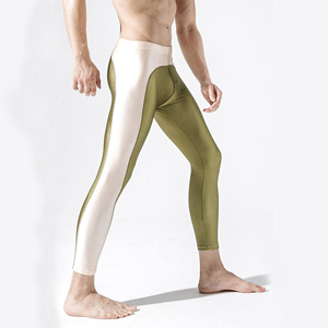 กางเกงเลกกิ้งออกกำลังกายผู้ชาย OEM กางเกงรัดรูปฟิตเนส กางเกงวิ่งยืดหยุ่นสูง - Product Image 5