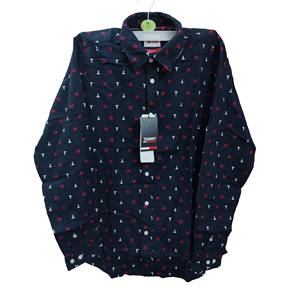 Camisa Casual de Manga Larga de Algodón y Elastano para Hombre, Estilo Crochet, Personalizada OEM, Venta al por Mayor de Fábrica - Product Image 4