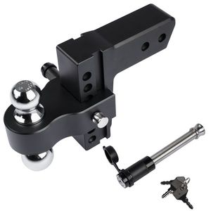 Supporto per Sfera di Traino con Attacco da 2,5 Pollici e Sfere da 2 Pollici e 2 5/16 Pollici per Rimorchi e Veicoli - Product Image 2