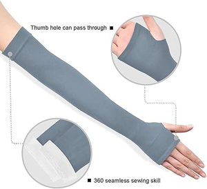 Manchons de compression pour bras de baseball avec design par sublimation, logo personnalisé, protection UV, réversibles, séchage rapide, respirants, en coton, résistants à l'eau - Product Image 2