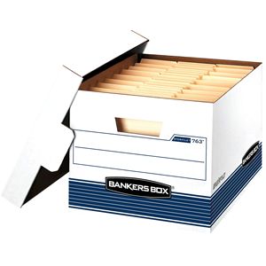 Stor/<b>File</b> Medium Duty Letter/Legal Paper <b>Boxes</b> White 5 Pack - Product Image 2