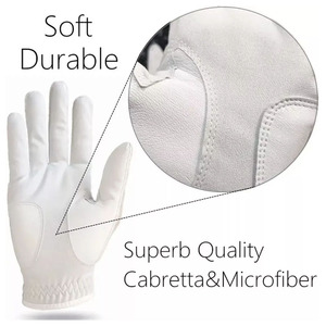Golf Glove PU Leather Breathable Non-Slip Adjustable <b>Wrist</b> <b>Strap</b> Right Hand Unisex Sports - Product Image 3