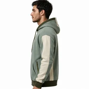 Sudadera con Capucha para Hombre, Color Personalizado, Estampado de Diamantes de Imitación, Corte Regular, Estilo Casual para Otoño - Product Image 3