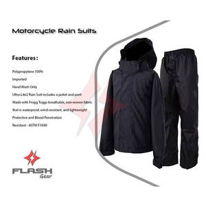 Combinaison imperméable longue et respirante pour hommes et femmes, avec capuche, pour motards, légère et coupe-vent - Product Image 5