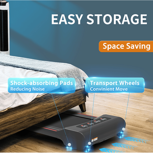 280LBS portatile tavolo da corsa tapis roulant 2.5HP motore silenzioso telecomando aerobico allenamento deambulatore inferiore programma preimpostato per - Product Image 3