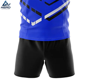Uniforme de Rugby Transpirable de Alta Calidad con Diseño Único de Fabricación Propia, Logotipo Personalizado Impreso, Uniforme de Rugby de Manga Corta de Secado Rápido - Product Image 4