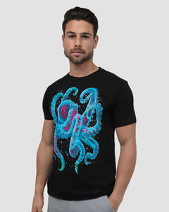 Camiseta Corta de Manga Corta para Hombre, Personalizada, 100% Algodón, de Alta Calidad, Estilo Urbano, Corte Cuadrado, 220 g, con Lavado Ácido e Impresión DTG - Product Image 3