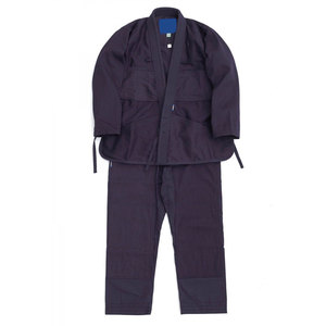 Kimono de Judo Unisex Azul Oscuro, Poliéster/Algodón 280g, Corte Regular, Duradero, Transpirable, Elástico, Ropa de Artes Marciales para Adultos, Teñido Liso - Product Image 1