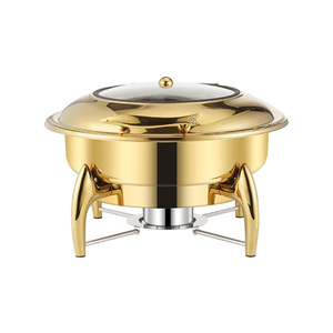 Vintage Chafing Dish Home And Restaurant <b>Table</b> Ware Decorative Food Warmer <b>Buffet</b> Server Chaffing Dish Hotels Supplies - Product Image 3