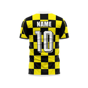 Camisetas Deportivas Personalizadas para Hombre, Jersey Sublimado con Logotipo, Manga Corta, Transpirable, Corte Regular, Jersey de Fútbol para Adulto - Product Image 4