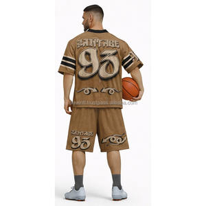 Camiseta de Fútbol Americano Personalizada al por Mayor, Sublimada, para Hombre, Talla Grande, Manga Corta, Servicio OEM, Transpirable, Antibacteriana - Product Image 2