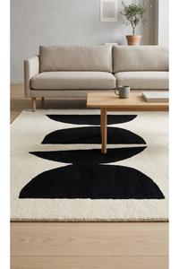 Handmade Wool Geometric Anti-Slip <b>Thick</b> Pile Modern <b>Rug</b> for Bedroom Kids Room & Home Use Export Sale - Product Image 4