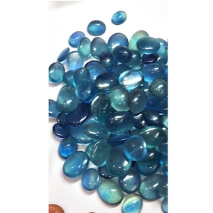 Lote de 122 Piezas de Fluorita Natural Azul de 13mm a 25mm, Cabujones Ovalados de 1900 Quilates, Buena Calidad, para Joyería, US$190, Verde - Product Image 5