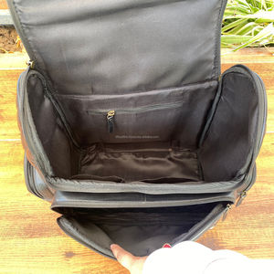 Nouveau sac à dos unisexe en cuir matelassé en treillis de diamant de luxe de créateur - Product Image 6