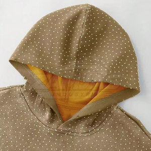 Custom Design High Quality <b>Pullover</b> <b>Men</b> Rhinestone Hoodies Solid Casual Plus Size <b>Men</b> Rhinestone Hoodies - Product Image 4