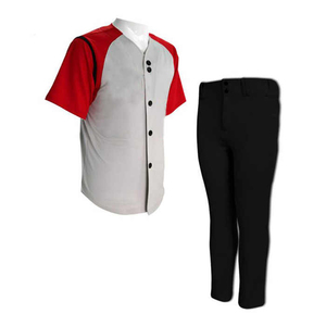 Nouveauté : uniforme de baseball respirant à manches courtes pour homme, couleurs et logo personnalisés, service OEM, 100% polyester, fabriqué au Pakistan - Product Image 3