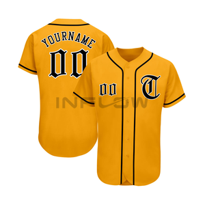 Wholesale Winter Short Sleeve Polyester/Cotton Mesh Breathable Custom Blank Button Down Plus Size Baseball Jersey Shirts Unisex - Product Image 5