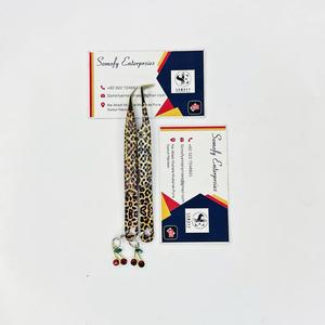 Somofy Enterprises Cheetah Print <b>Cherry</b> Charms Sustainable Stainless Steel Durable Serrated Tip 10mm Eyelash Tweezers Tweezers - Product Image 6