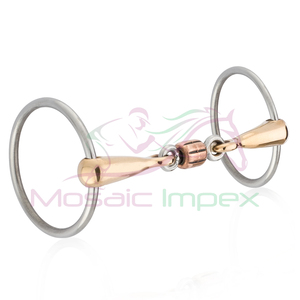 Mosaïque Impex Haute Qualité butur Cheval Bit Demi-Joue Solide Bouche Jointe Équipement de Course de Chevaux Fabriqué au Pakistan - Product Image 2