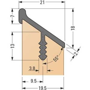 Custom OEM 6000 Series Aluminium <b>Angle</b> Handle Profile with <b>Cutting</b> & Welding Services From CNW - Product Image 3