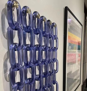 Cadena de resina de alta calidad 100%, decoración para el hogar, diseño de lujo, cadena de resina disponible en tamaño grande y pequeño al precio más bajo. - Product Image 1