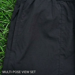 Men's Quick Dry Windbreaker <b>Shorts</b> Lightweight Athletic Running Gym <b>Shorts</b> with <b>Zipper</b> Pockets Wholesale - Product Image 4