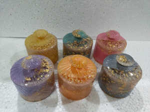 Resina de cocina de alta calidad alimentos secos almacenamiento hermético contenedor de resina despensa tarros conjunto con tapa de metal por rfcrafts - Product Image 2