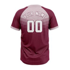 Vente en gros RAPID SPORTS 2026 Nouvelle tenue de baseball unisexe pour adulte, taille adulte, manches courtes, respirante, légère, personnalisable par sublimation - Product Image 3