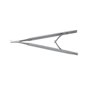 BEST CARE INTERNATIONAL Porte-aiguilles ciseaux 14 cm à lames droites et lisses, manuel, en acier inoxydable, instrument certifié ISO13485 - Product Image 1