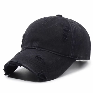 Gorra de Béisbol Unisex de 6 Paneles, Multicolor, Estilo Desgastado, de Algodón, Informal, Ajustable, Proveedor al por Mayor, Fabricante OEM - Product Image 2