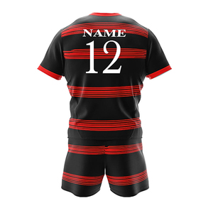 Uniforme de Rugby Personalizado de Alta Calidad, Nuevo Diseño, 100% Poliéster Transpirable, Hecho en Pakistán, para Venta en Línea - Product Image 3